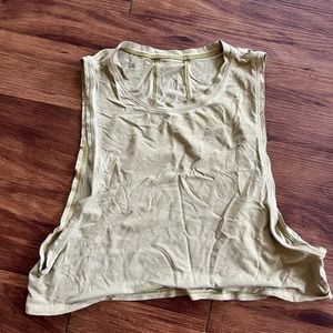 Green lululemon tank top